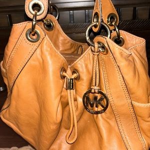 Rare MK bag brown leather